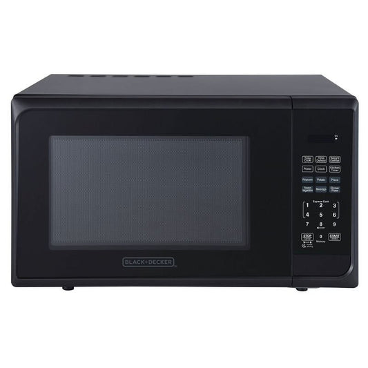 BLACK+DECKER 1.1 Cu. Ft. 1000 Watt Microwave Oven, Stainless Steel - EM031M2CE