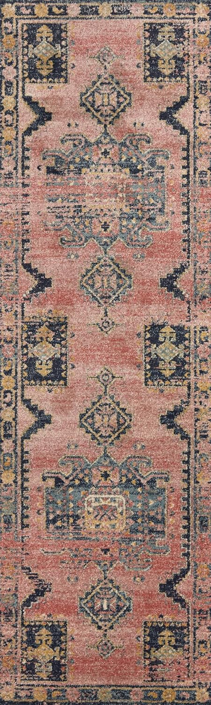Loloi Jocelyn Collection Area Rug, Rose/Rose, 7'-10" x 10', .38" Thick - JOC-06